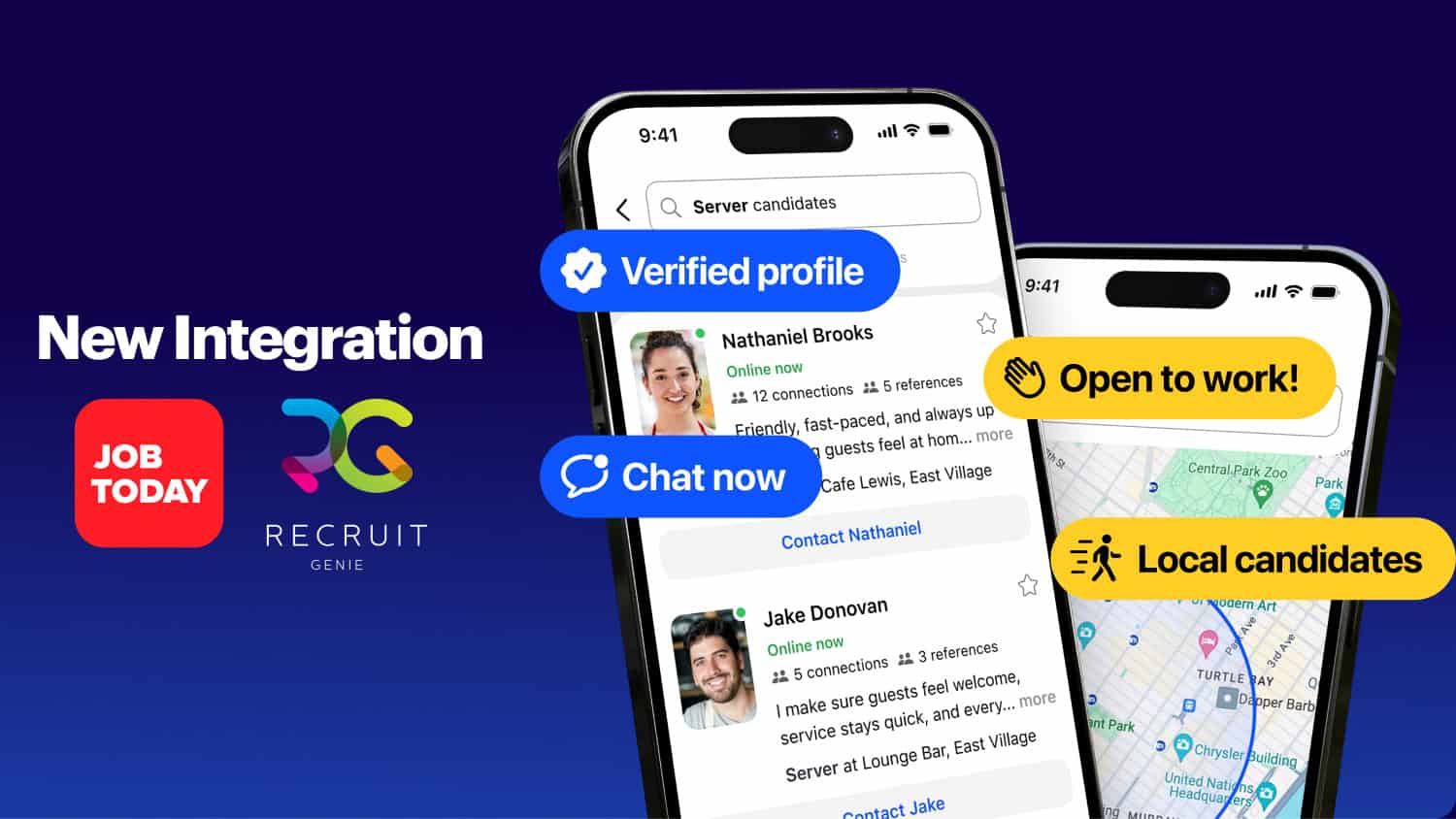 The Recruit Genie + JOB TODAY: Hiring at Hospitality Speed