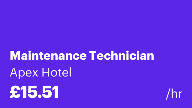 Maintenance Technician