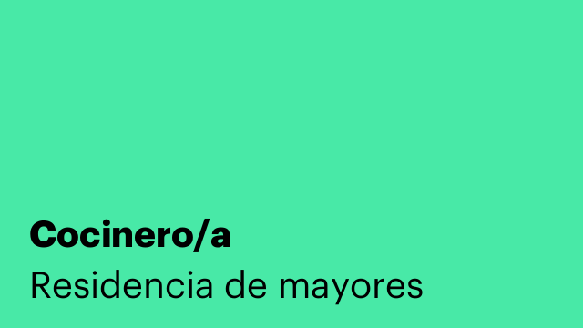 Cocinero/a