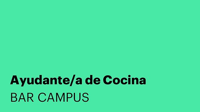 Ayudante/a de Cocina