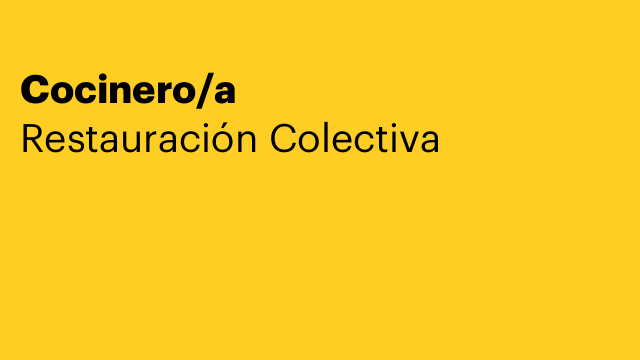 Cocinero/a
