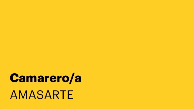 Camarero/a