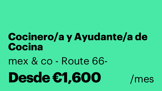 Cocinero/a y Ayudante/a de Cocina