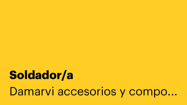 Soldador/a