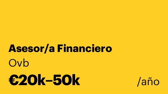 Asesor/a Financiero