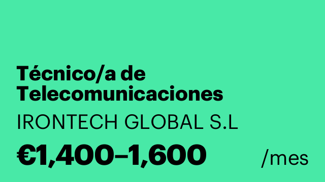 Técnico/a de Telecomunicaciones