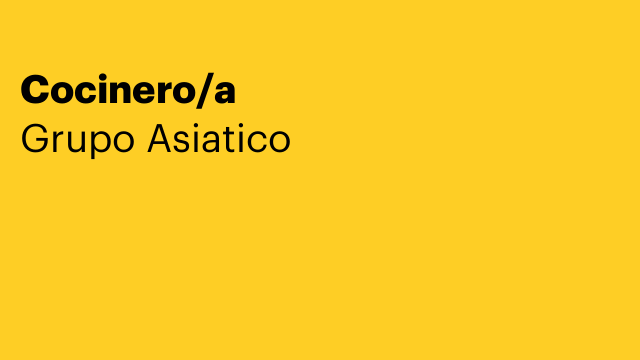 Cocinero/a