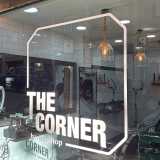 The Corner barbershop logo