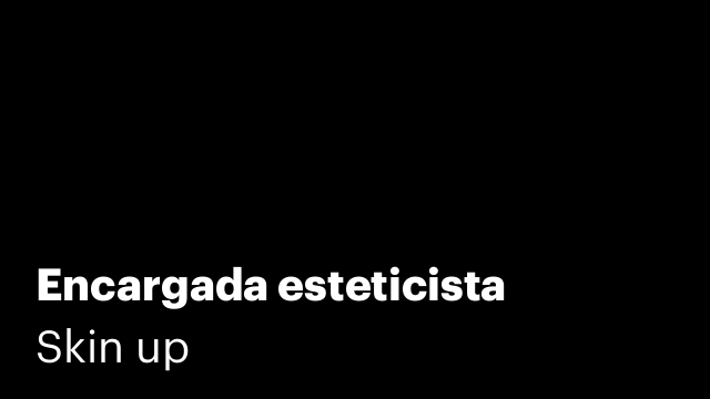 Encargada esteticista