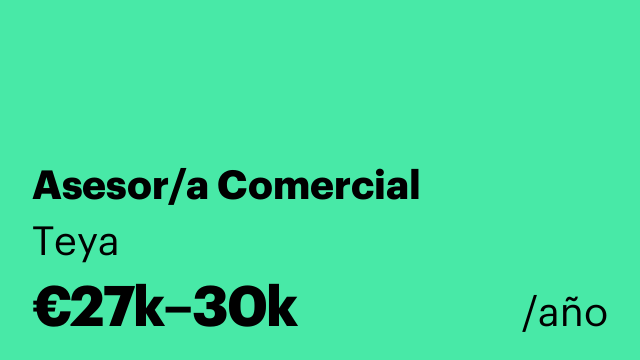Asesor/a Comercial