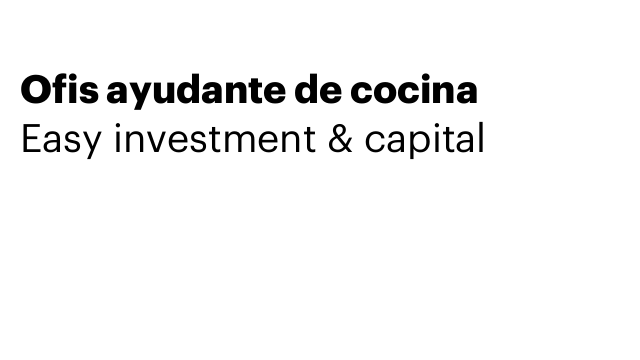 Ofis ayudante de cocina