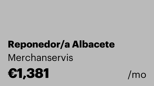 Reponedor/a Albacete