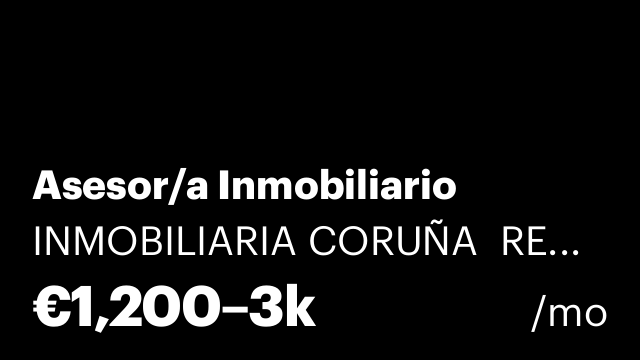 Asesor/a Inmobiliario