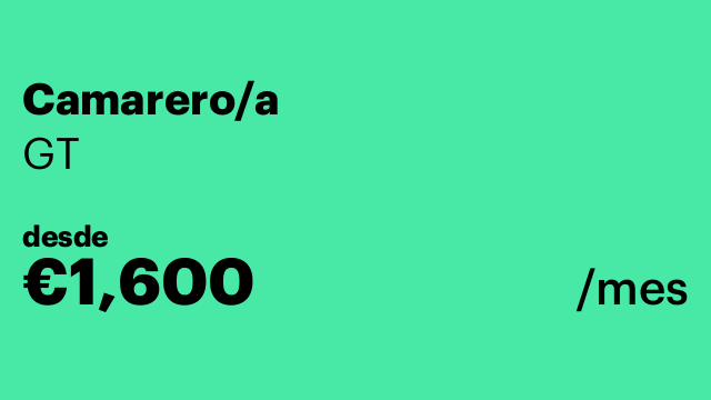 Camarero/a