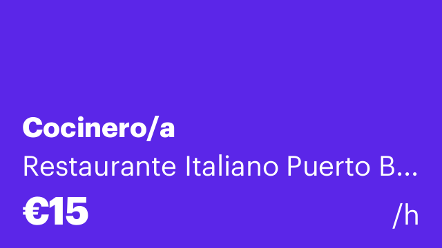 Cocinero/a