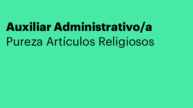 Auxiliar Administrativo/a