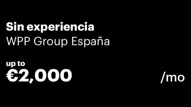 Sin experiencia