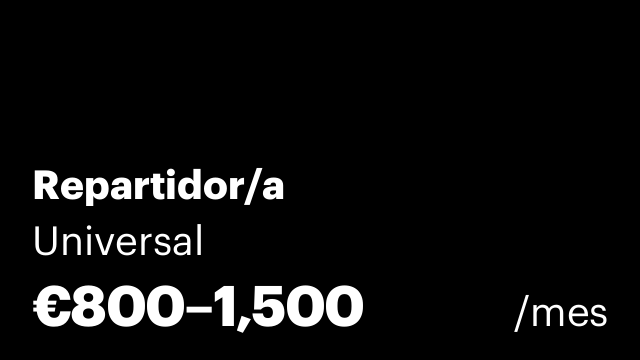Repartidor/a