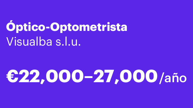 Óptico-Optometrista