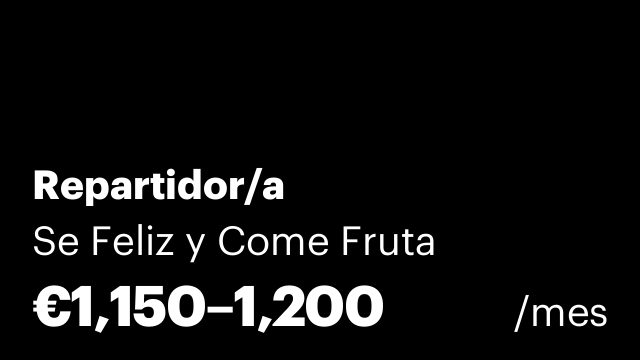 Repartidor/a
