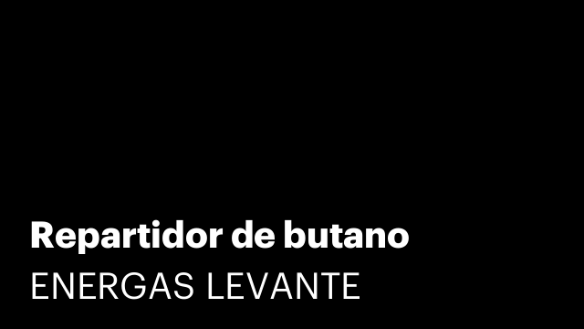 Repartidor de butano