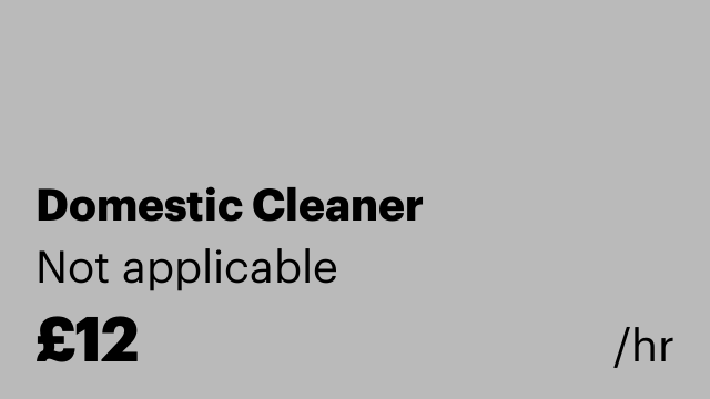 Domestic Cleaner