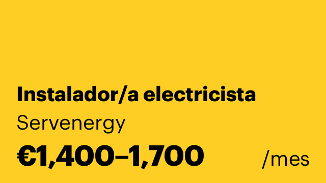 Instalador/a electricista