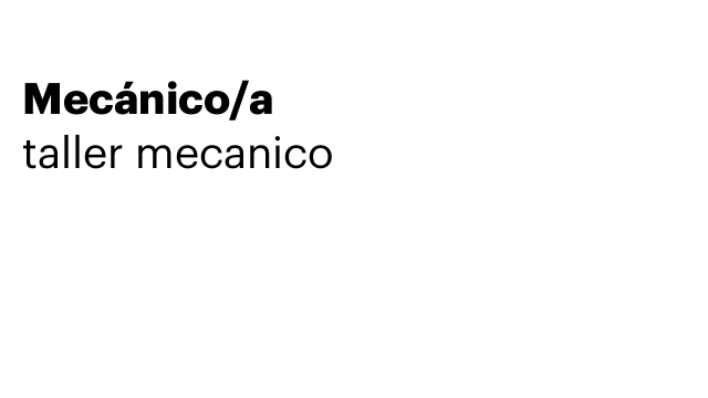 Mecánico/a