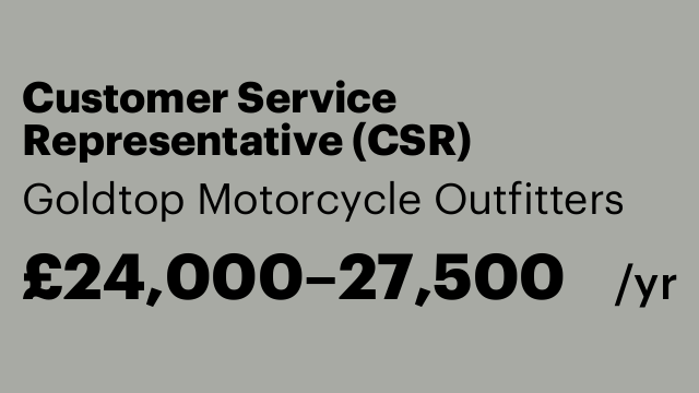Customer Service Representative (CSR)