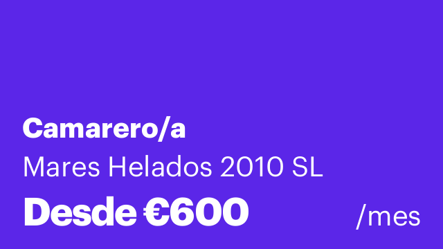 Camarero/a