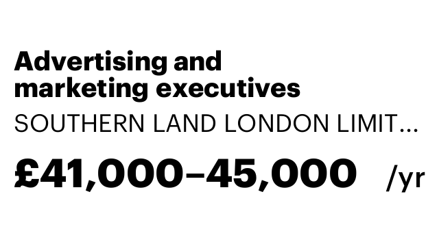 Advertising and marketing executives