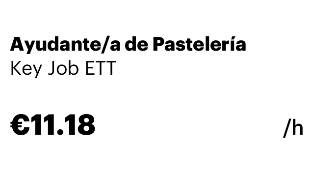 Ayudante/a de Pastelería