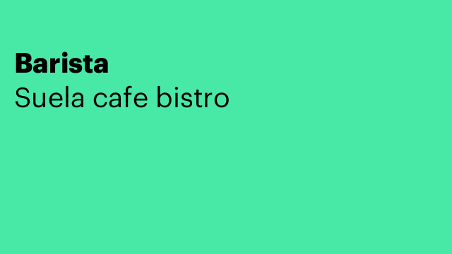 Barista