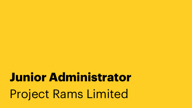 Junior Administrator