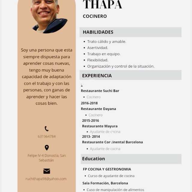 Candidate avatar