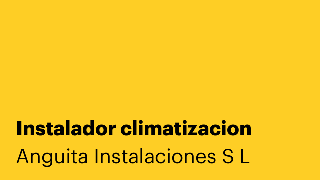 Instalador climatizacion