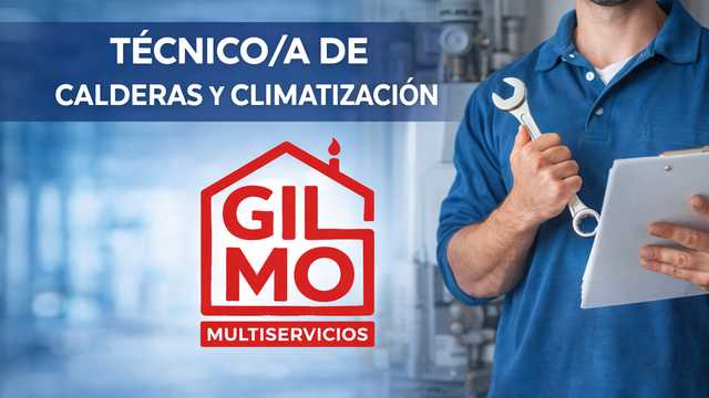 Técnico mantenimiento calderas – 1500–1800€ netos + vehículo