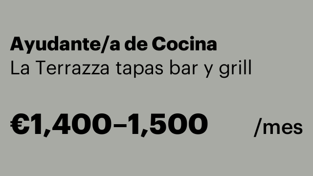 Ayudante/a de Cocina