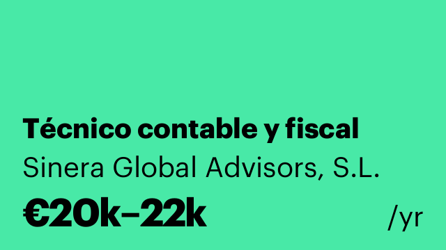 Técnico contable y fiscal