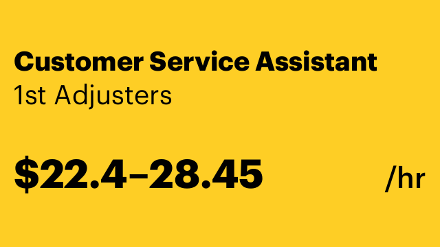 Customer Service Assistant