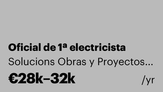 Oficial de 1ª electricista