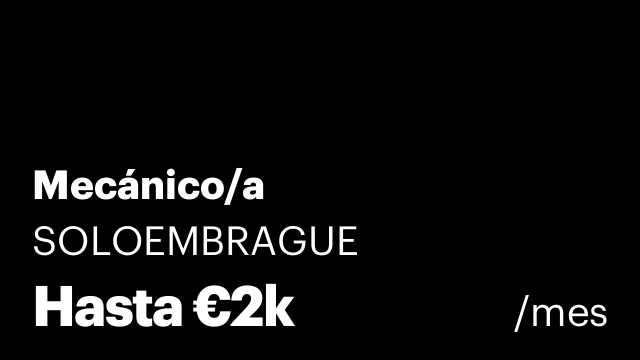 Mecánico/a