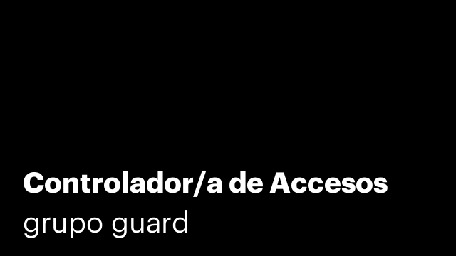 Controlador/a de Accesos