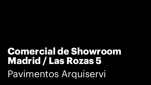 Comercial de Showroom Madrid / Las Rozas 5 vacantes urgentes