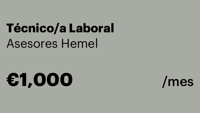 Técnico/a Laboral