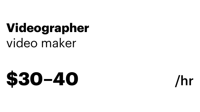 Videographer
