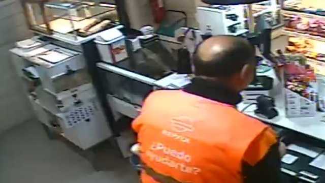 Expendedor en estación de servicio