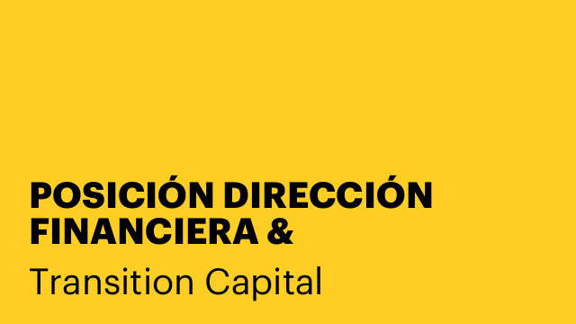 POSICIÓN DIRECCIÓN FINANCIERA & ADMINISTRACIÓN