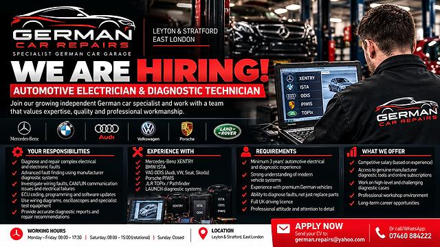 Automotive Electrician & Diagnostic Technician