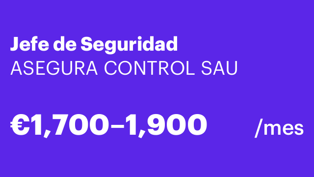 Jefe de Seguridad